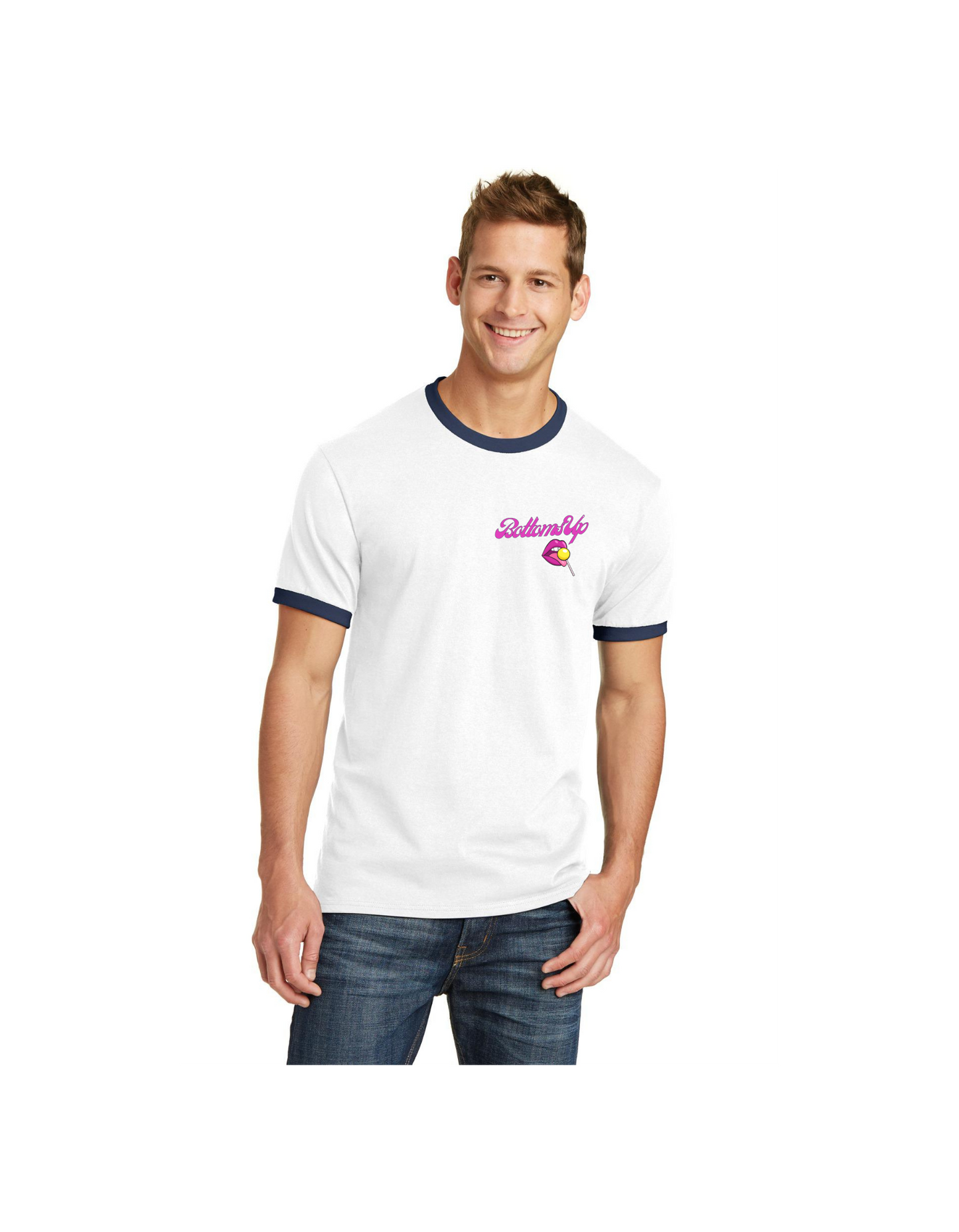 Bottoms Up Ringer Tee